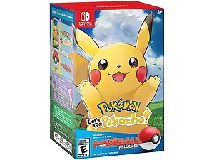 Pokemon: Lets Go, Pikachu! + Poke Ball Plus Pack (Switch)