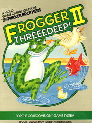 Frogger II: Threedeep (Coleco Vision)
